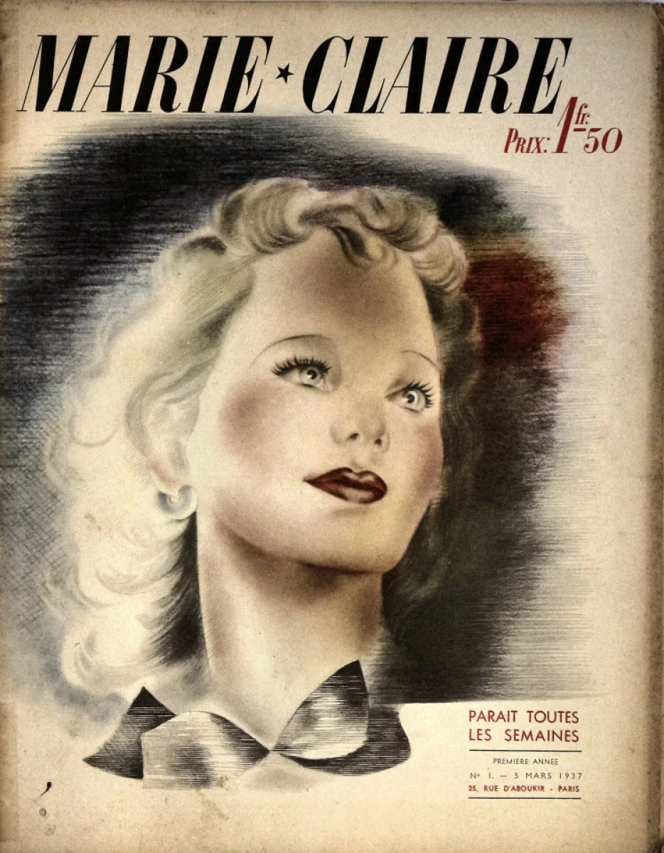 Stunning Marie Claire Vintage Art Deco Magazine 1938