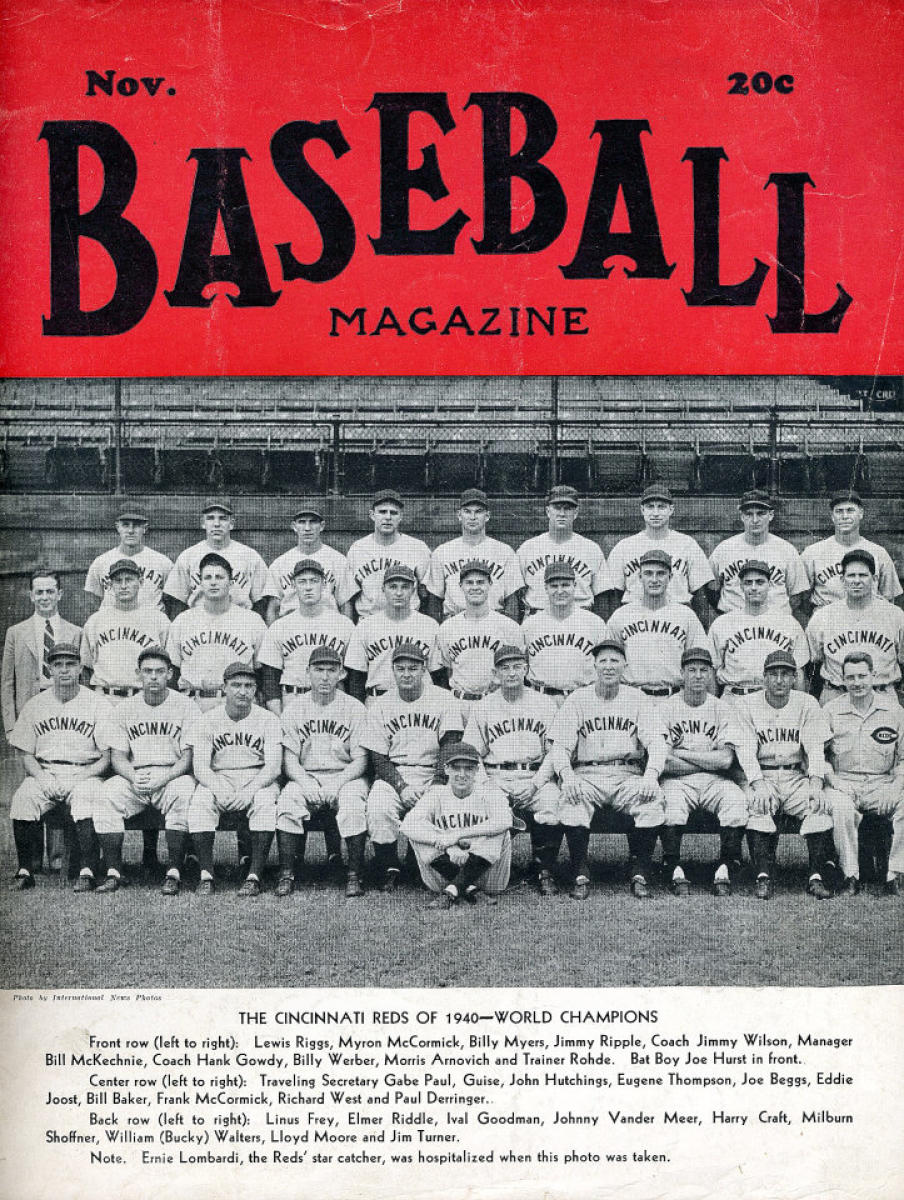 Baseball | November 1940 at Wolfgang's