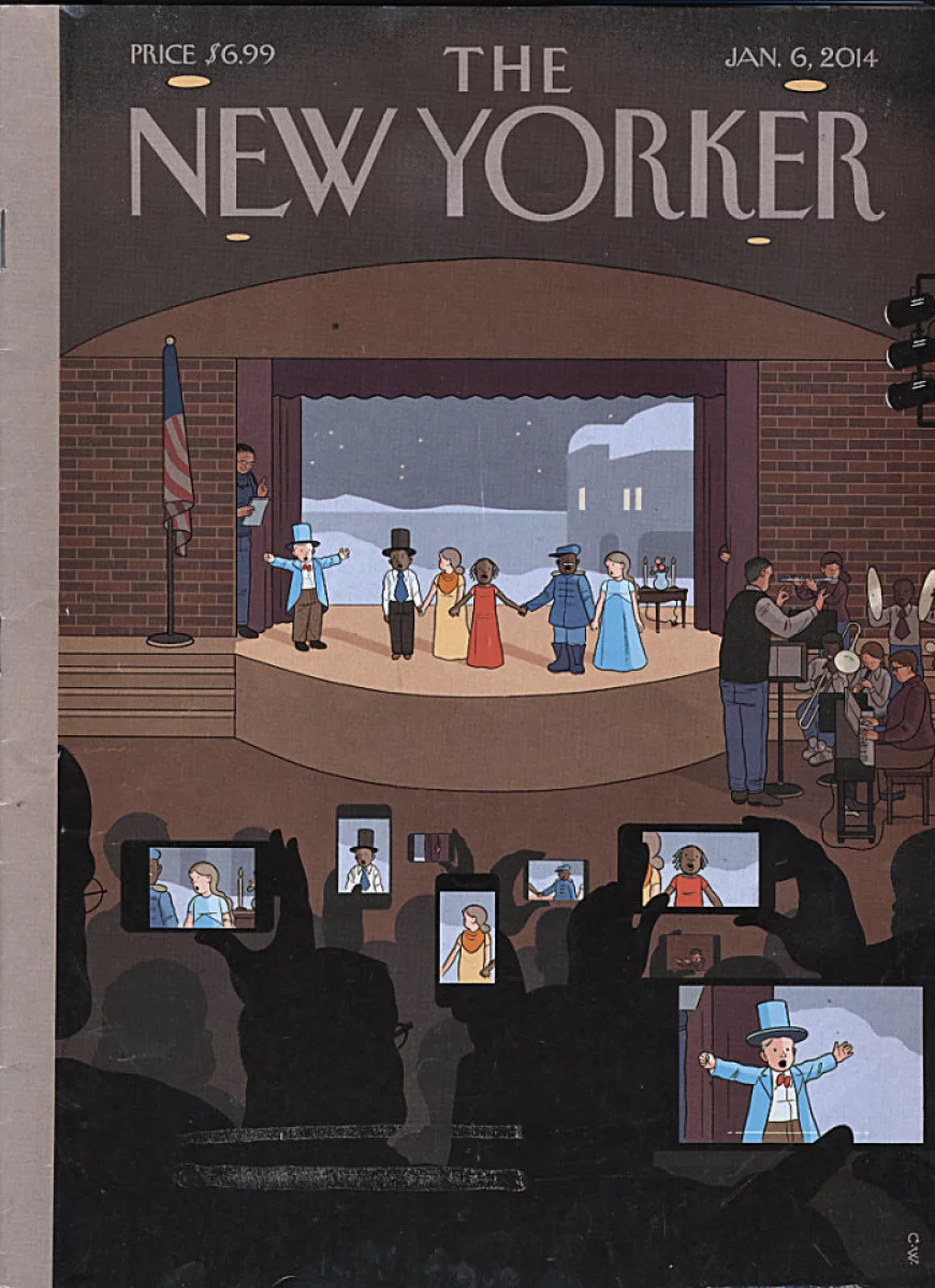 The New Yorker January 6, 2014 at Wolfgang's