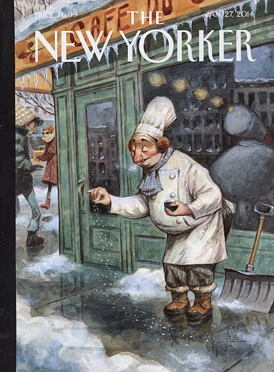 The New Yorker January 27, 2014 at Wolfgang's