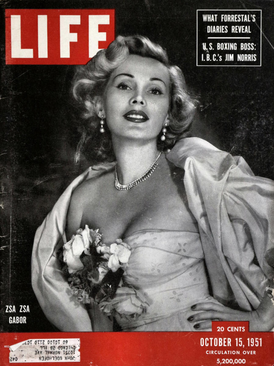 エリザベス女王がカバーのLIFE誌　１９５１年１０月 life-vintage-magazine-oct-15-