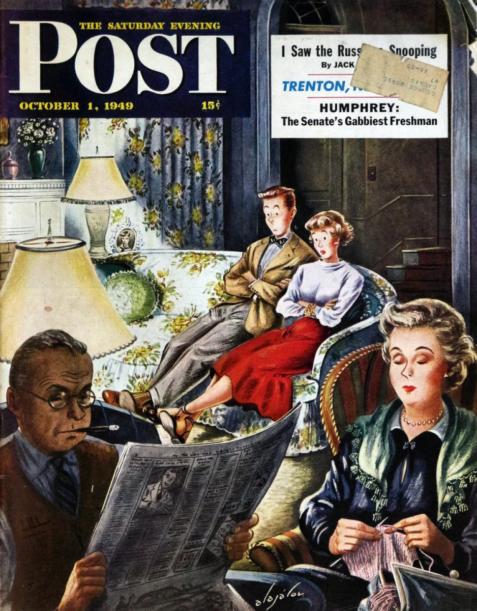 The Saturday Evening Post | October 1949 At Wolfgang's