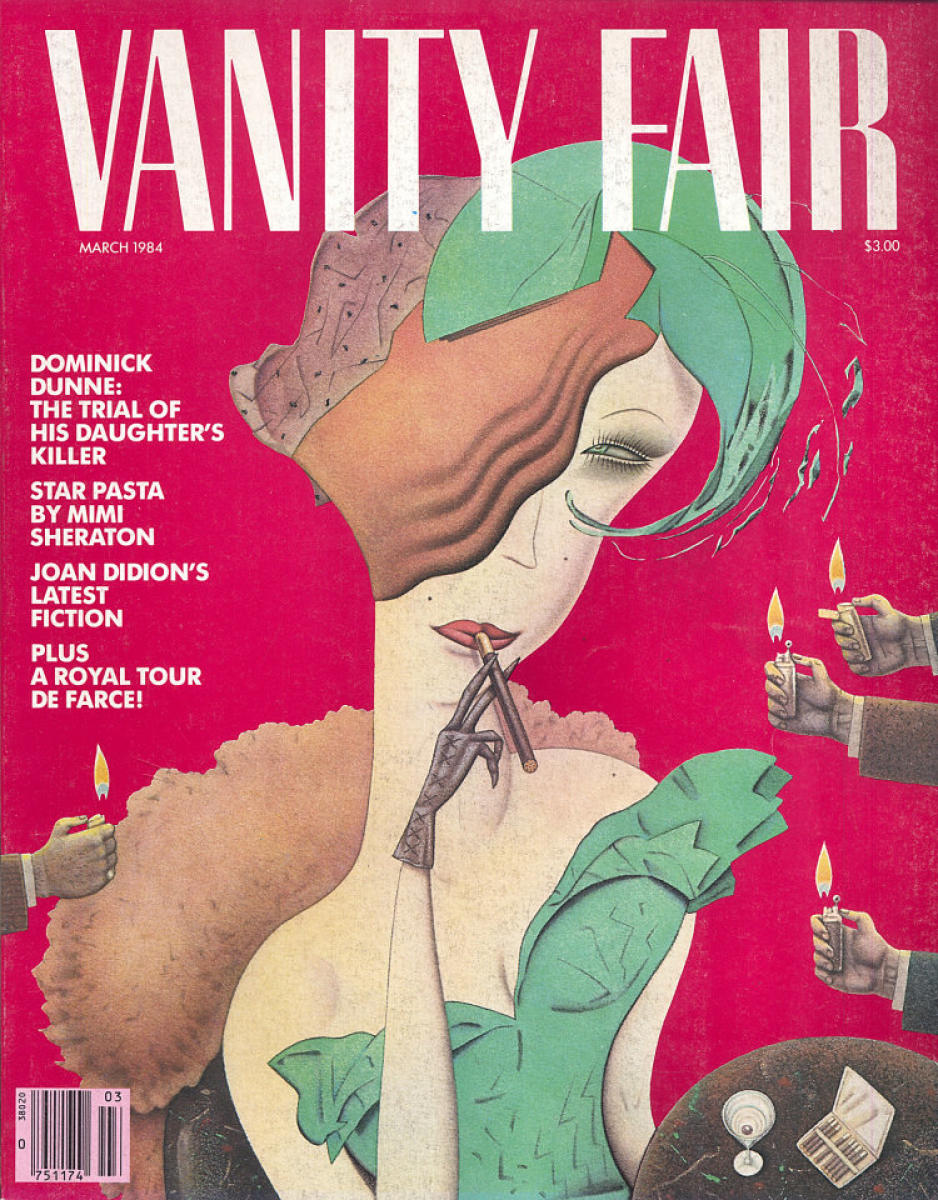 Vanity Fair March 1984 at Wolfgang's