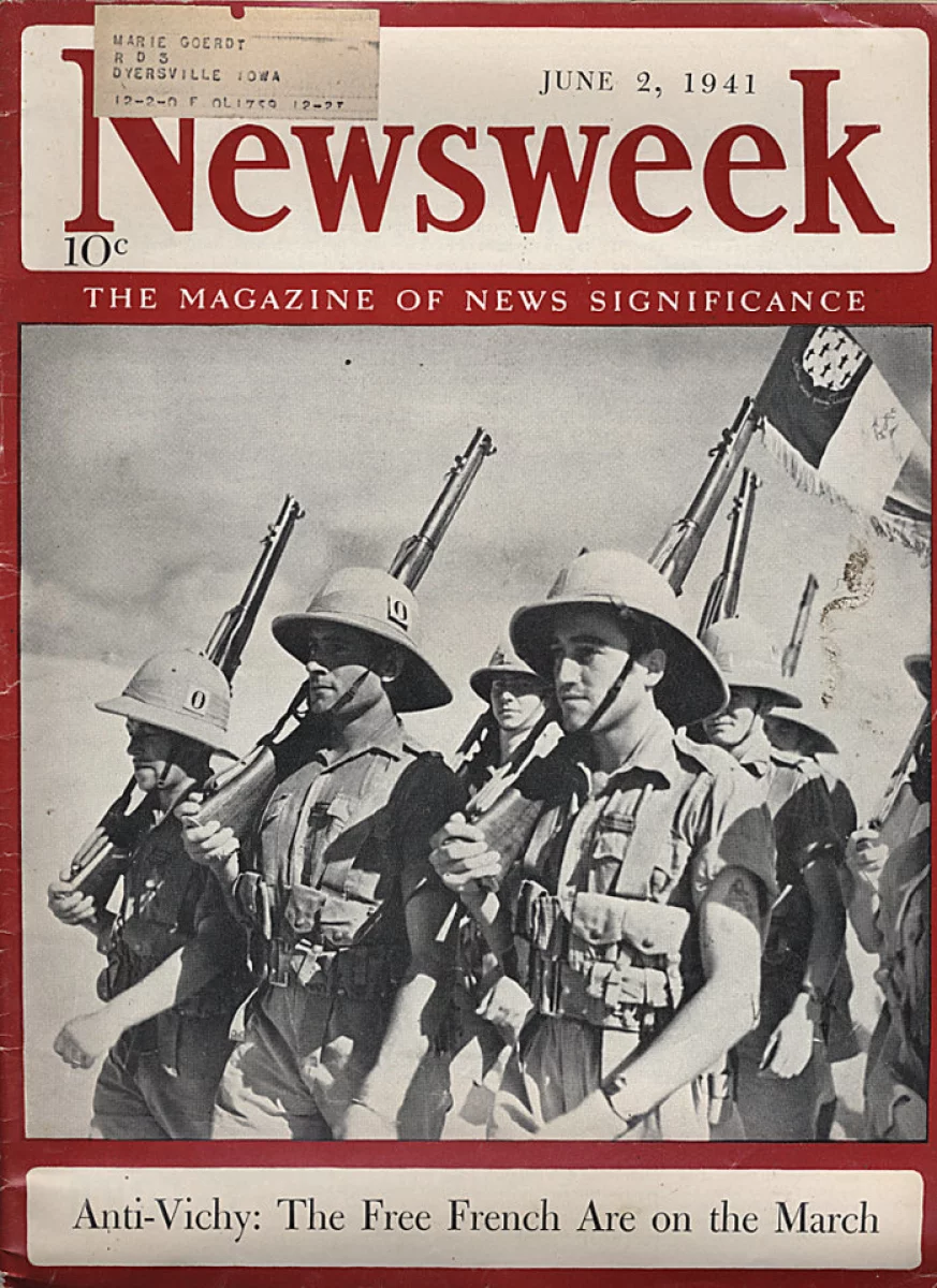 Newsweek | June 2, 1941 at Wolfgang's