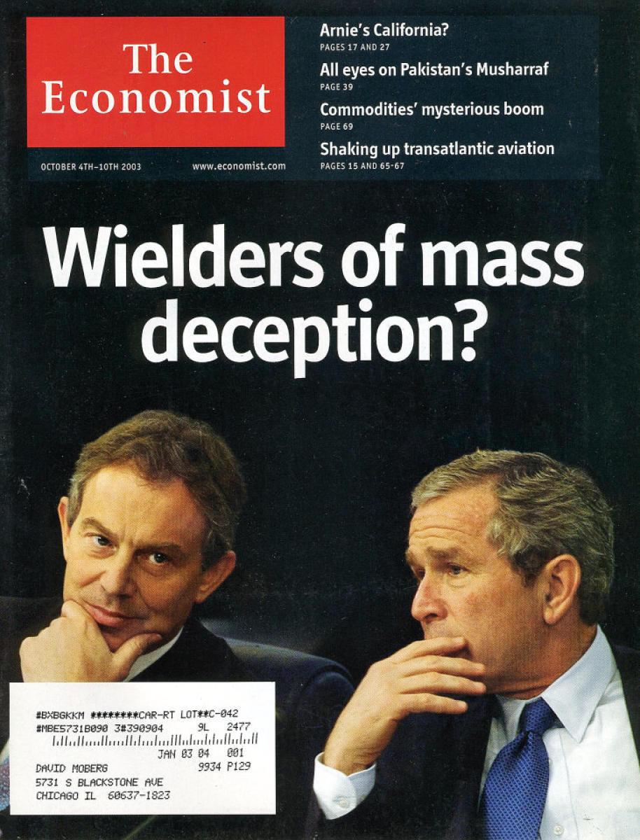 The Economist | October 4, 2003 at Wolfgang's