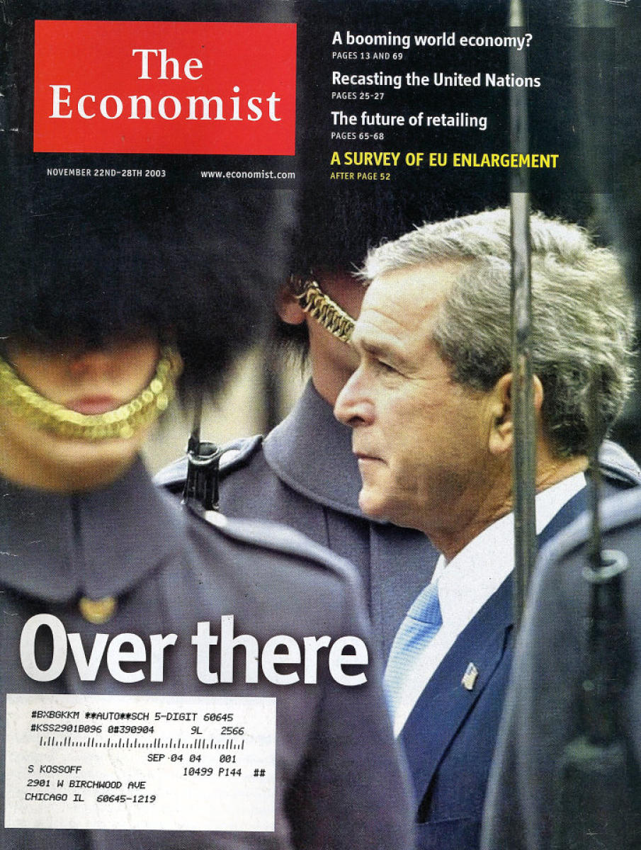 The Economist | November 22, 2003 at Wolfgang's