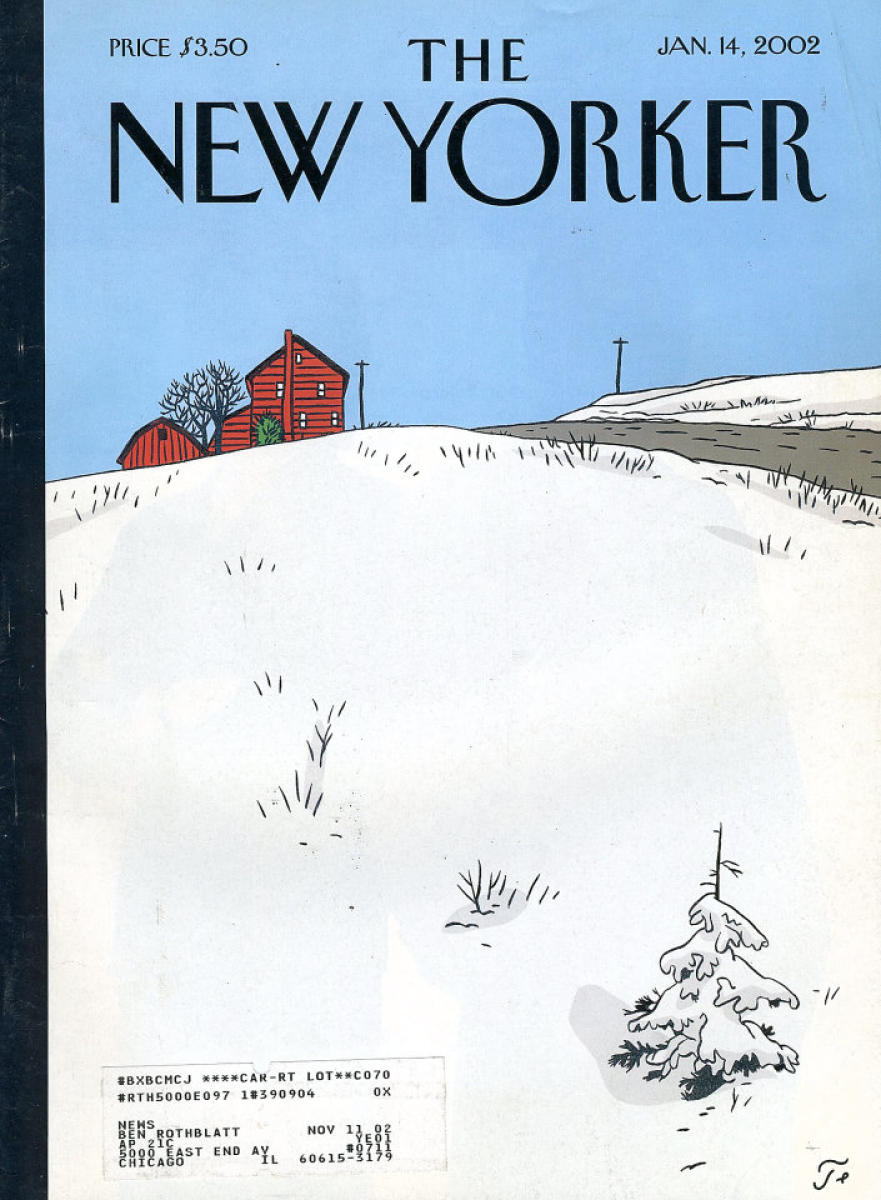 The New Yorker January 14, 2002 at Wolfgang's