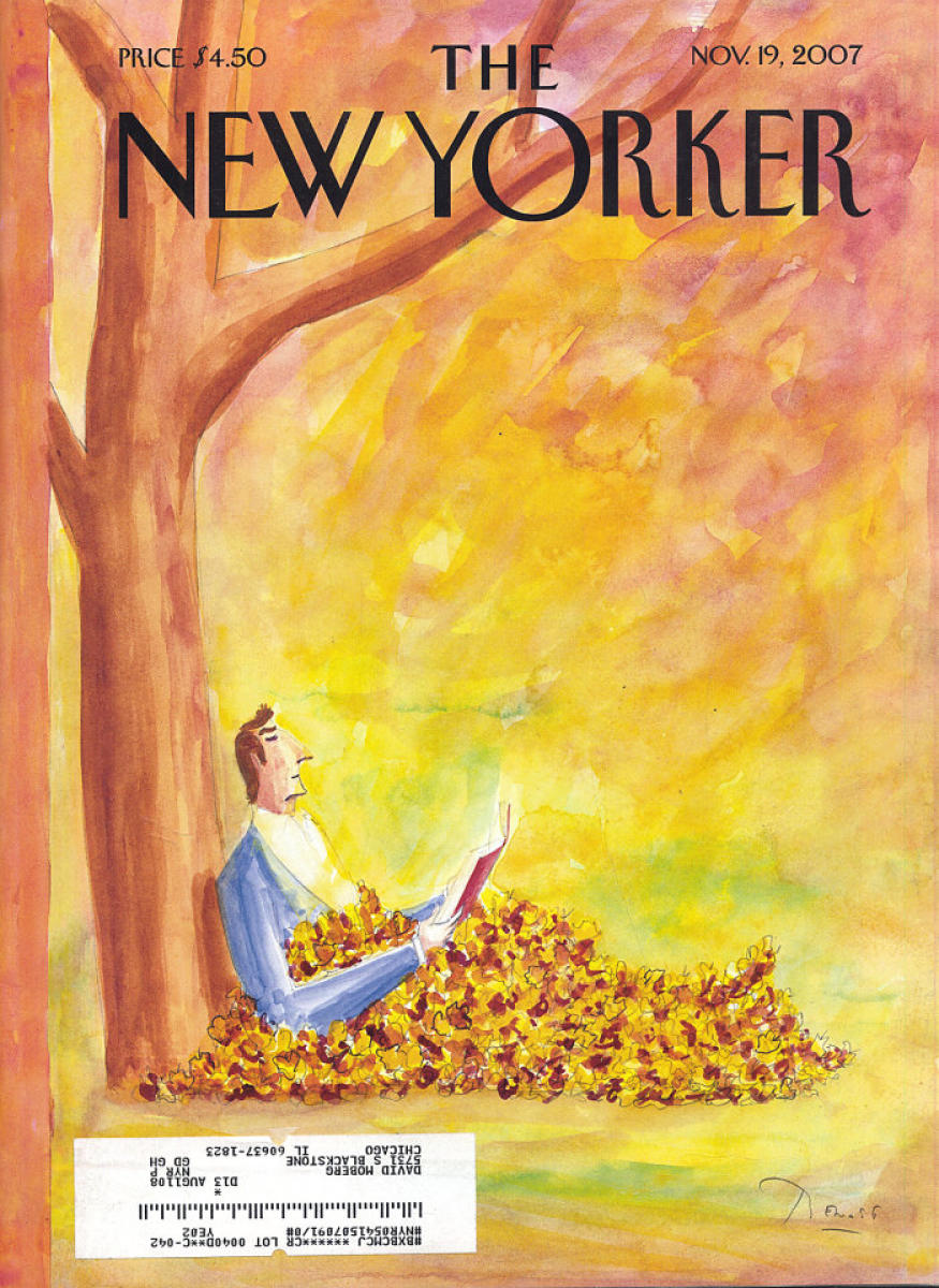The New Yorker November 19, 2007 at Wolfgang's