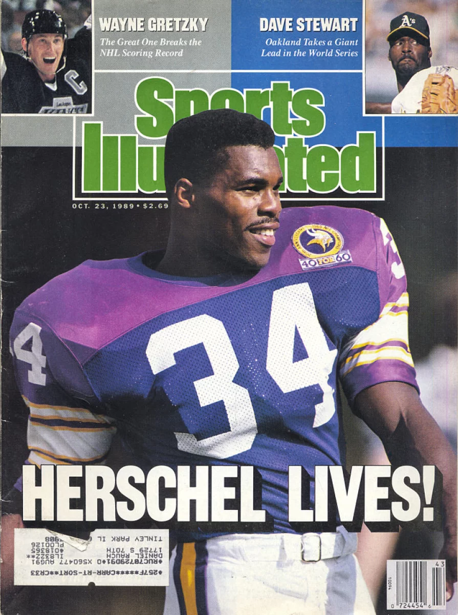 Herschel Walker Original Sports Illustrated Magazine October -   Israel