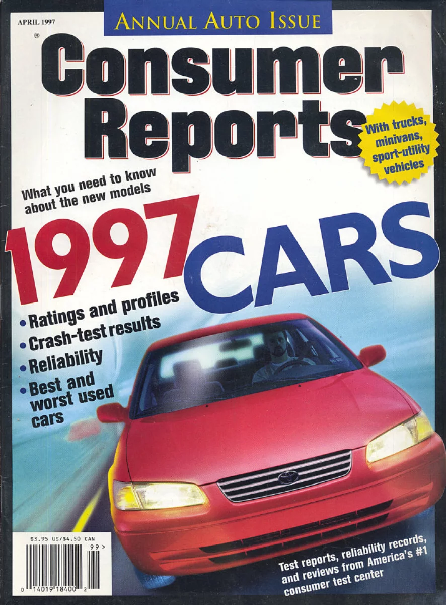 Consumer Reports April 1997 at Wolfgang's