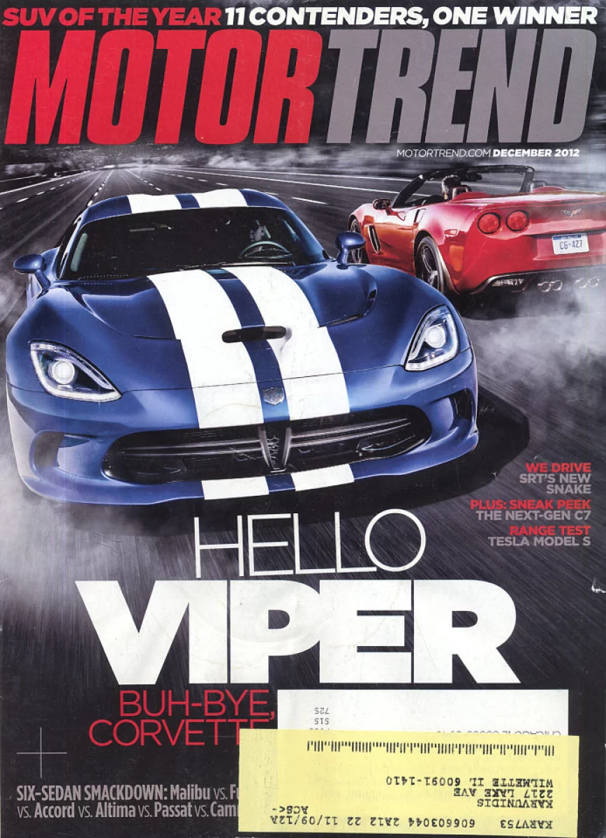 Motor Trend Magazine Redesign, 47% OFF