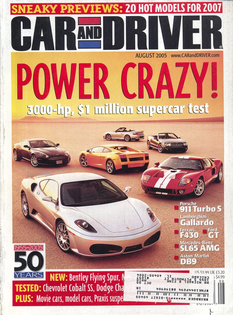 Car and Driver August 2005 at Wolfgang's