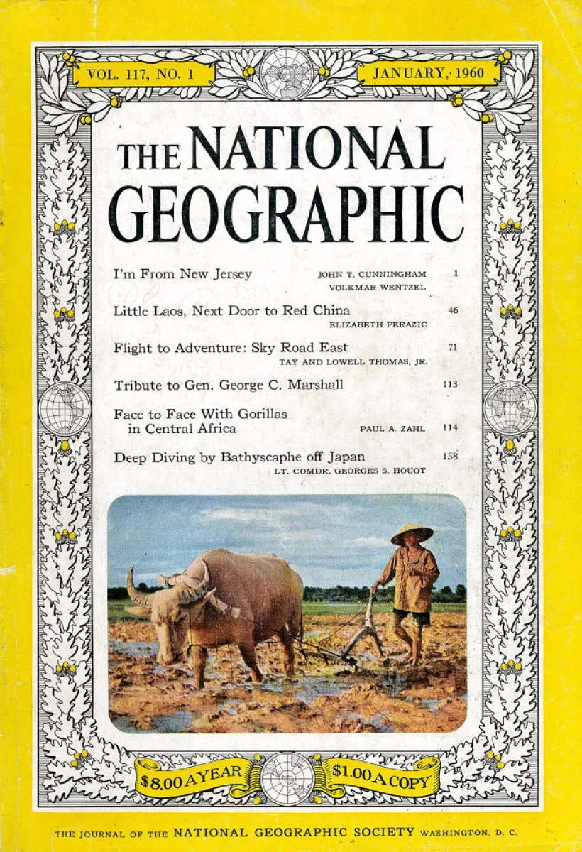 National Geographic January 1960 at Wolfgang's