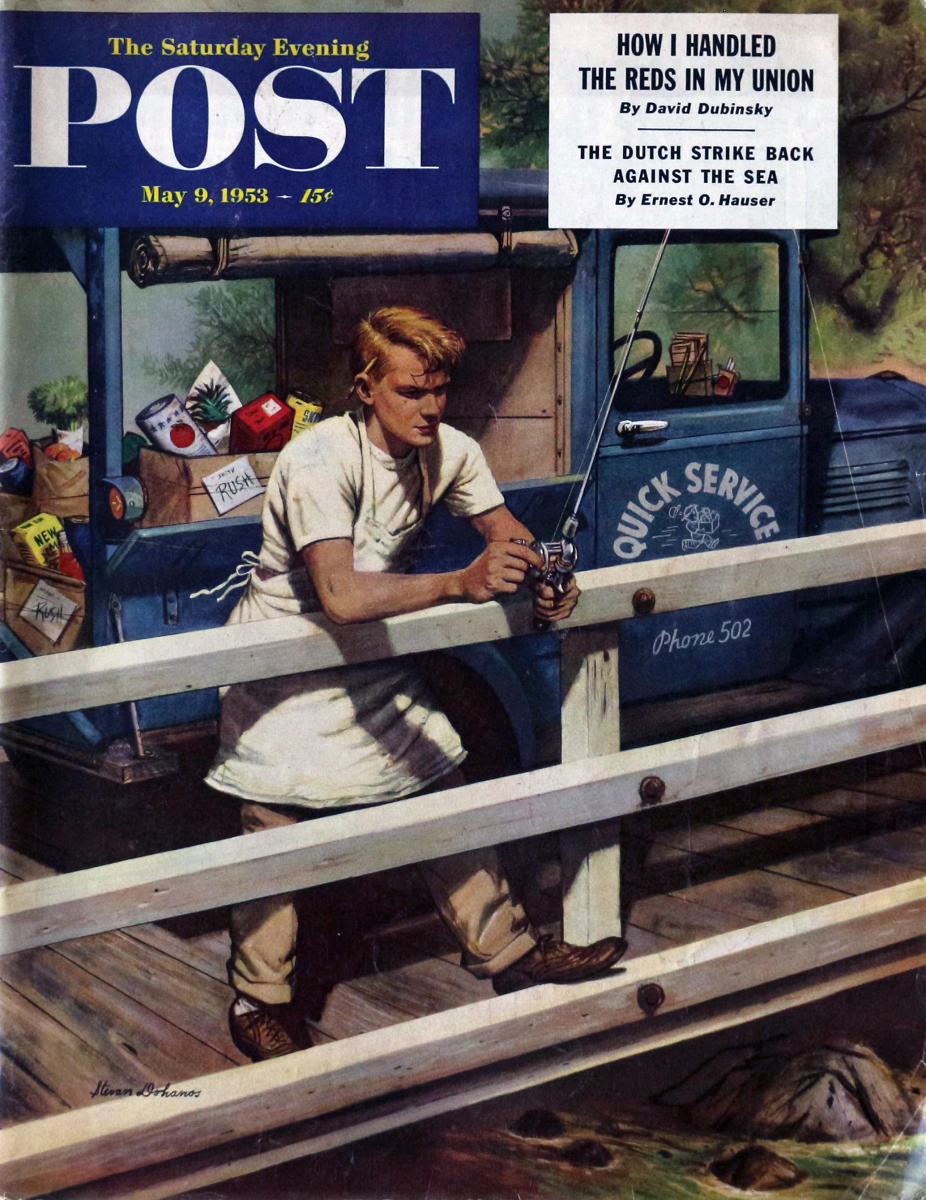 Saturday Evening At That Station The Saturday Evening Post | May 9, 1953 at Wolfgang's