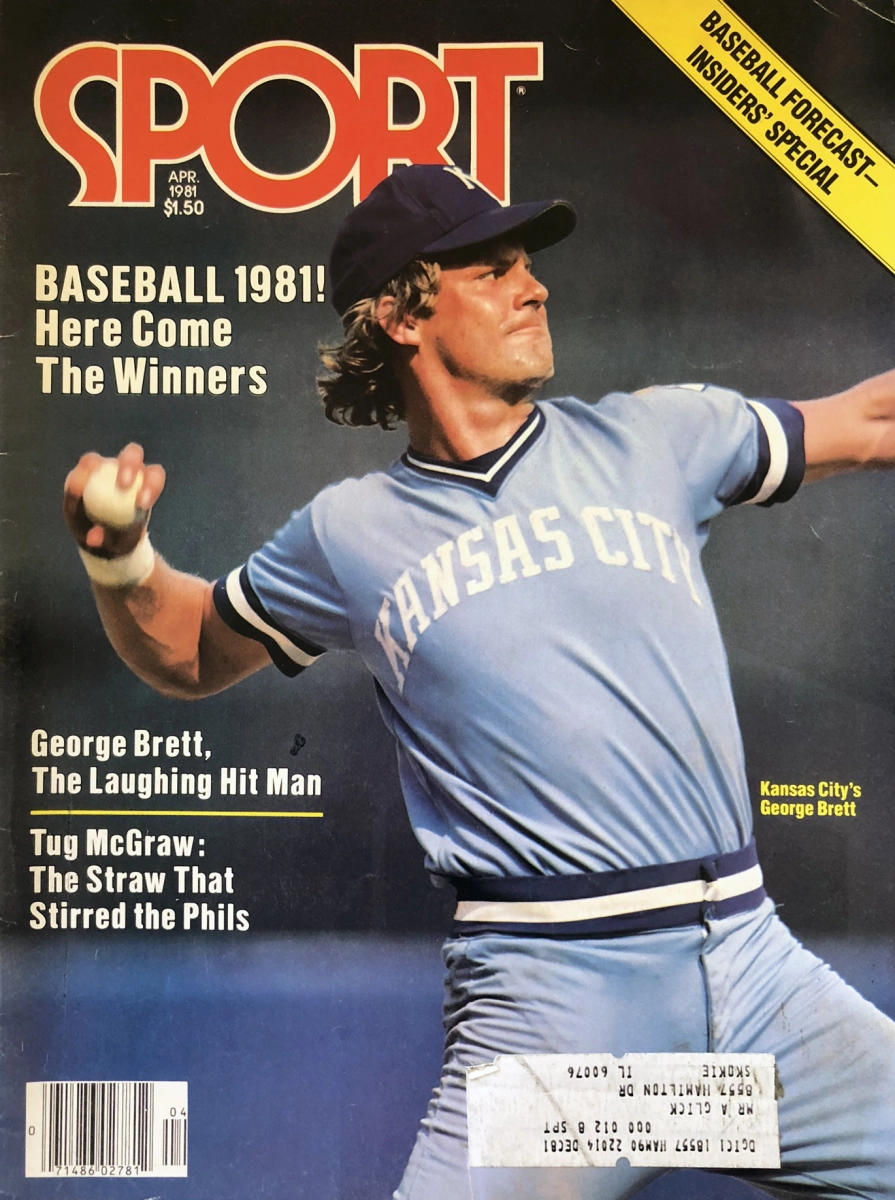 Sport Magazine April 1981 Tug Mcgraw Philadelphia Phillies 