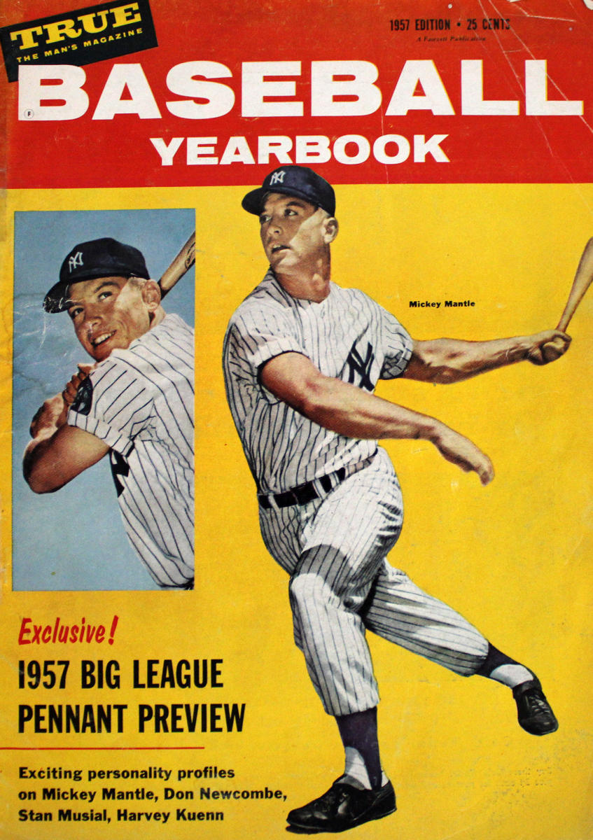 True BASEBALL YEARBOOK February 1957 at Wolfgang's