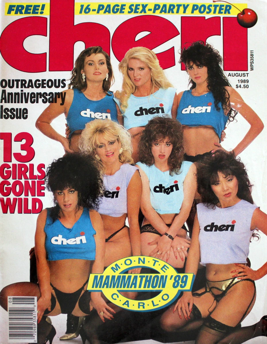 Cheri ANNIVERSARY ISSUE August 1989 at Wolfgang's