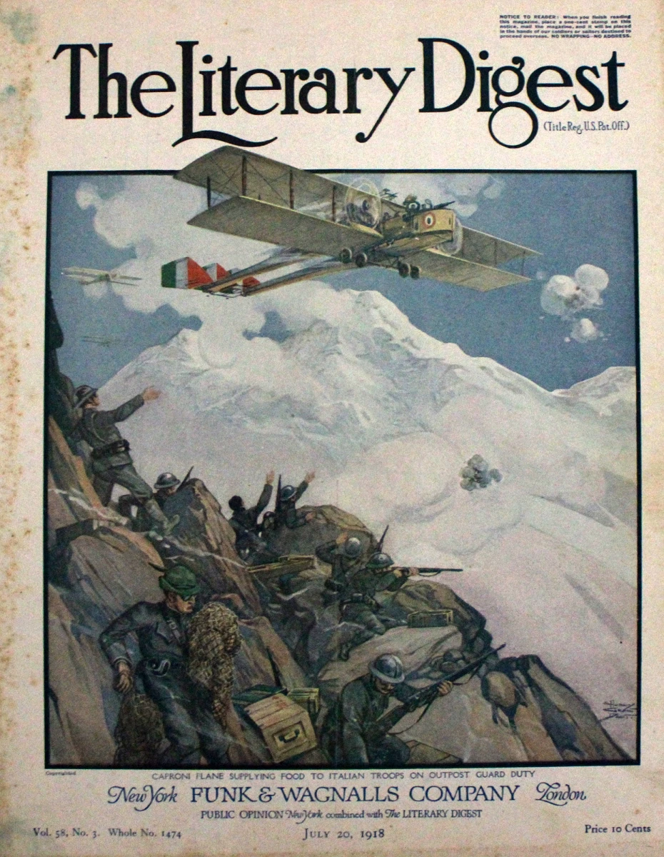 Retailer The literary digest aviation 1918