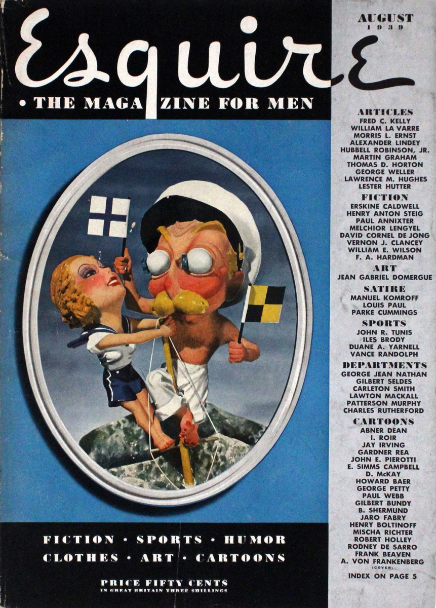 Esquire August 1939 at Wolfgang's