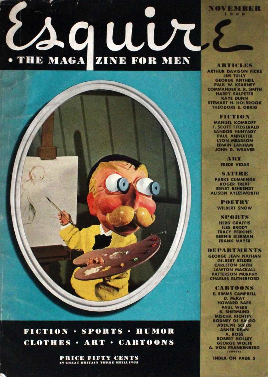 Esquire November 1939 at Wolfgang's