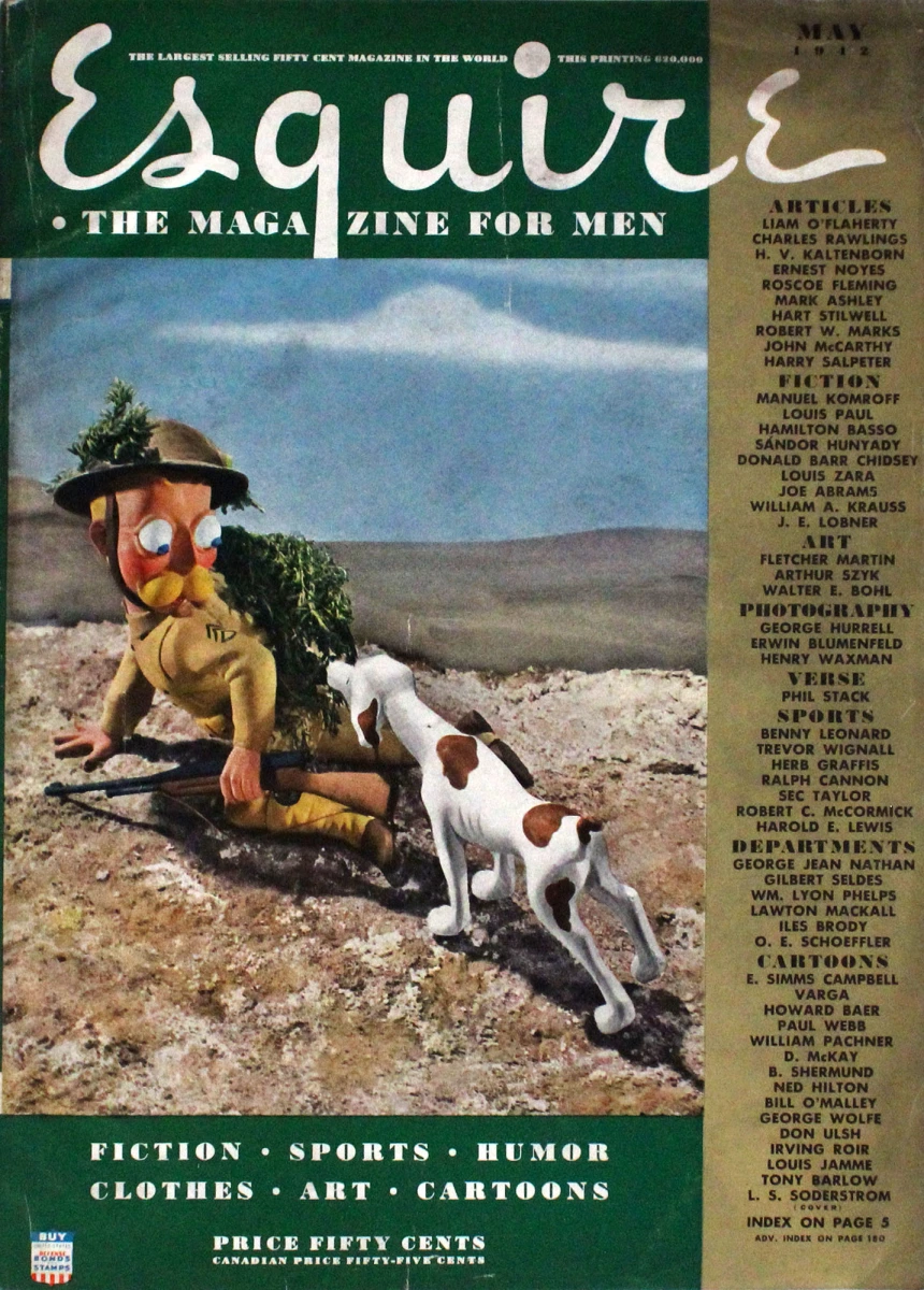 June 1942 Esquire magazine selling