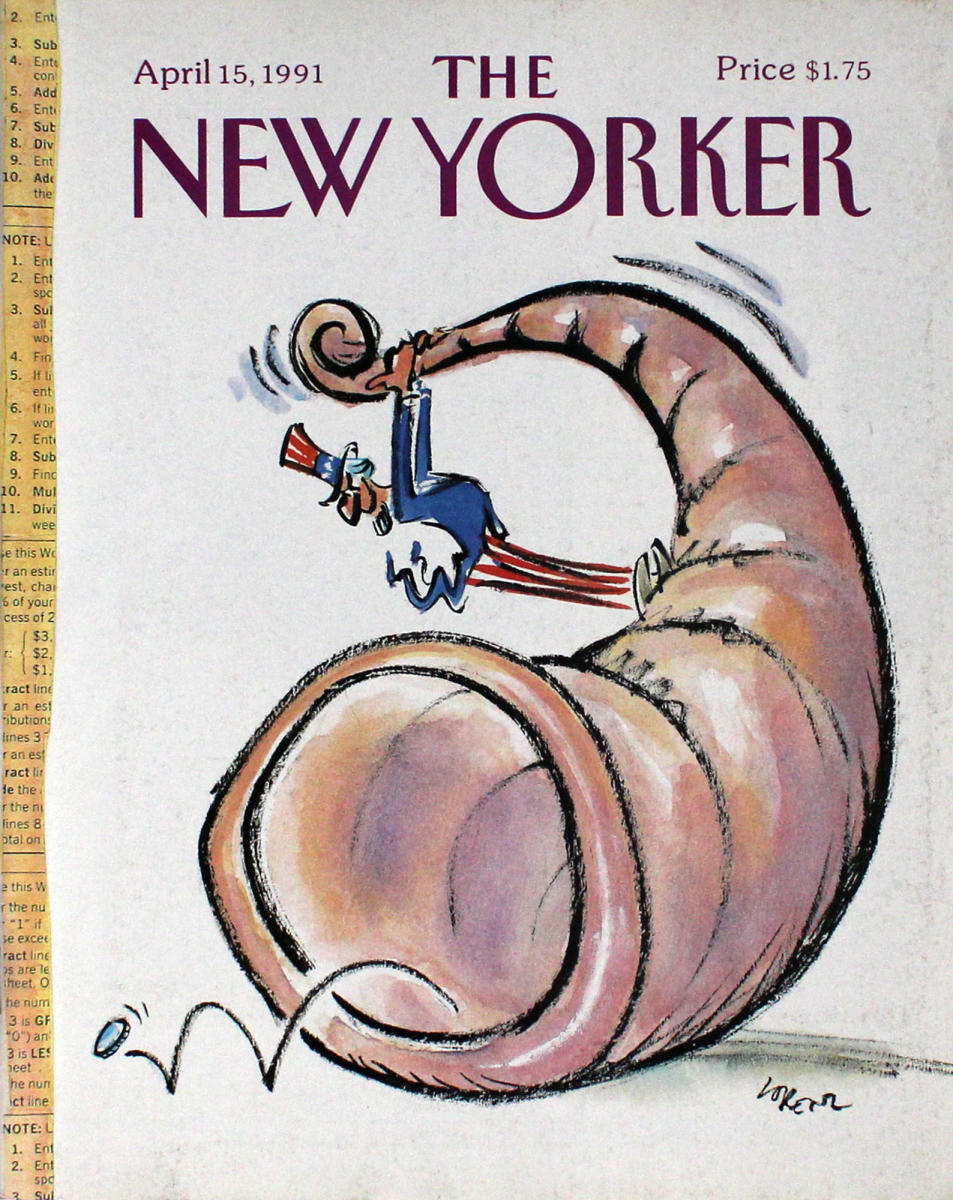 The New Yorker April 15, 1991 at Wolfgang's