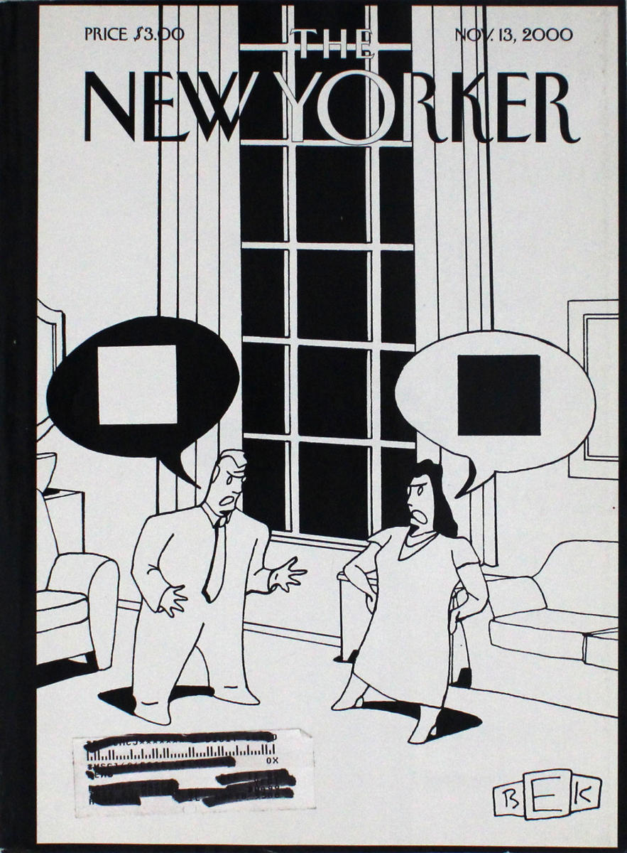 The New Yorker Cartoon Issue November 13, 2000 at Wolfgang's
