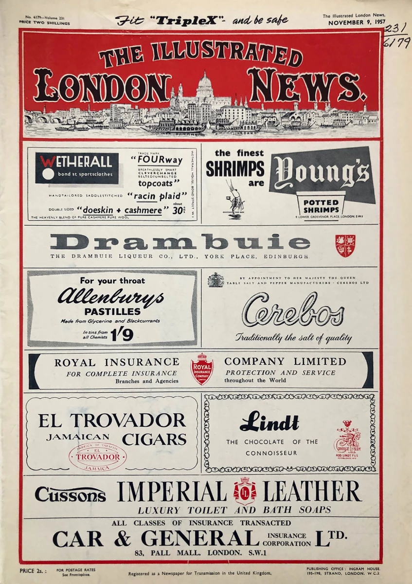 The Illustrated London News | November 9, 1957 at Wolfgang's