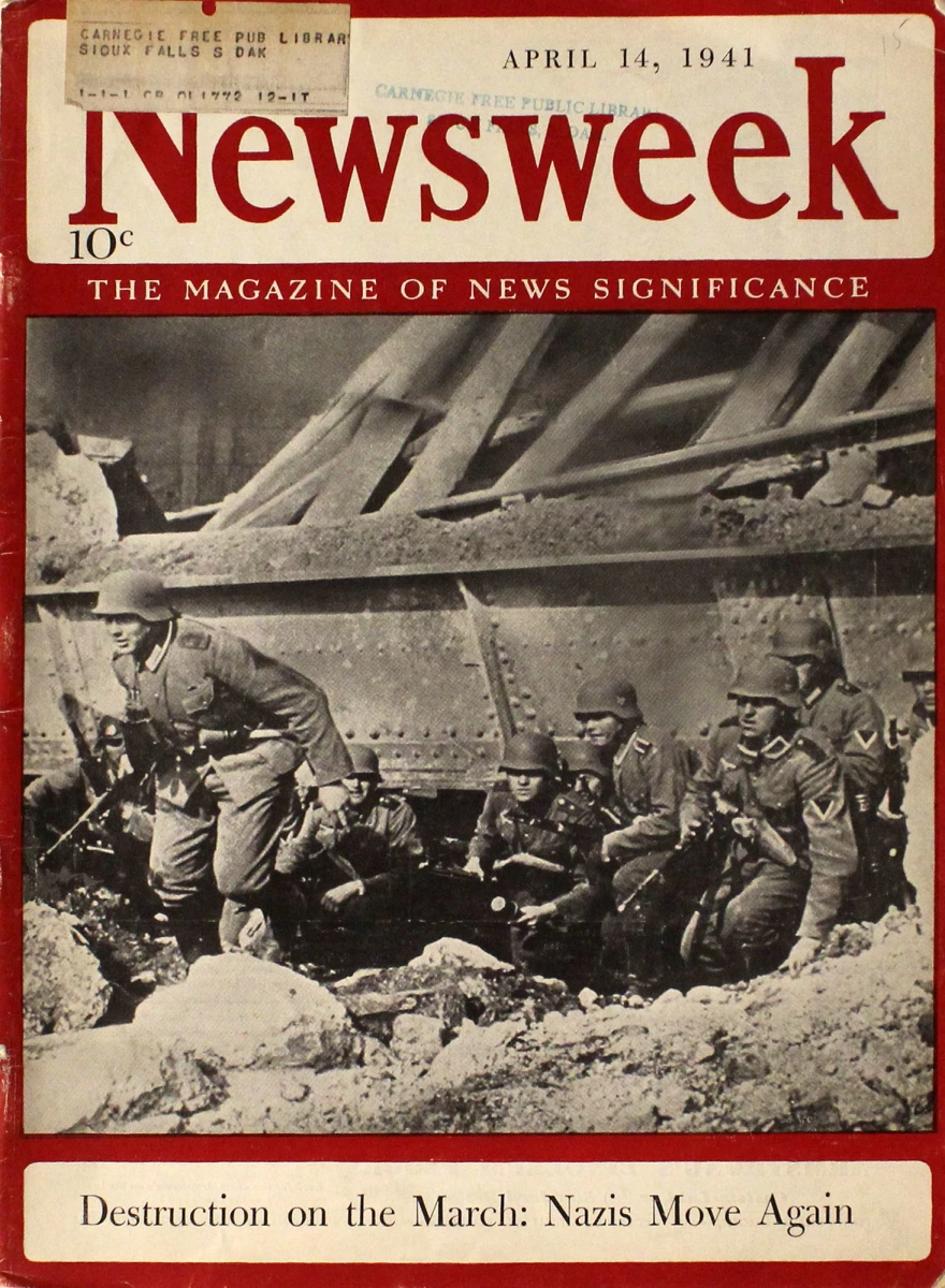 Newsweek | April 14, 1941 at Wolfgang's