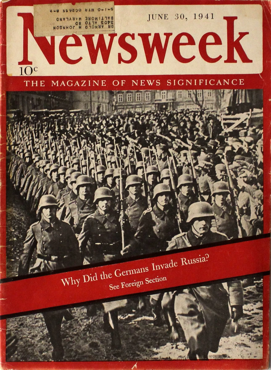 Newsweek | June 30, 1941 at Wolfgang's