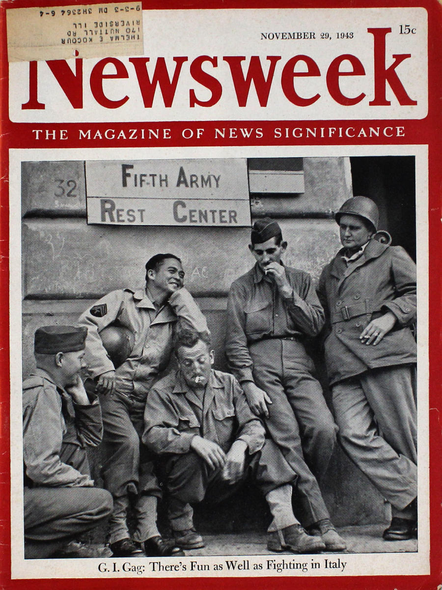 Newsweek | November 29, 1943 at Wolfgang's