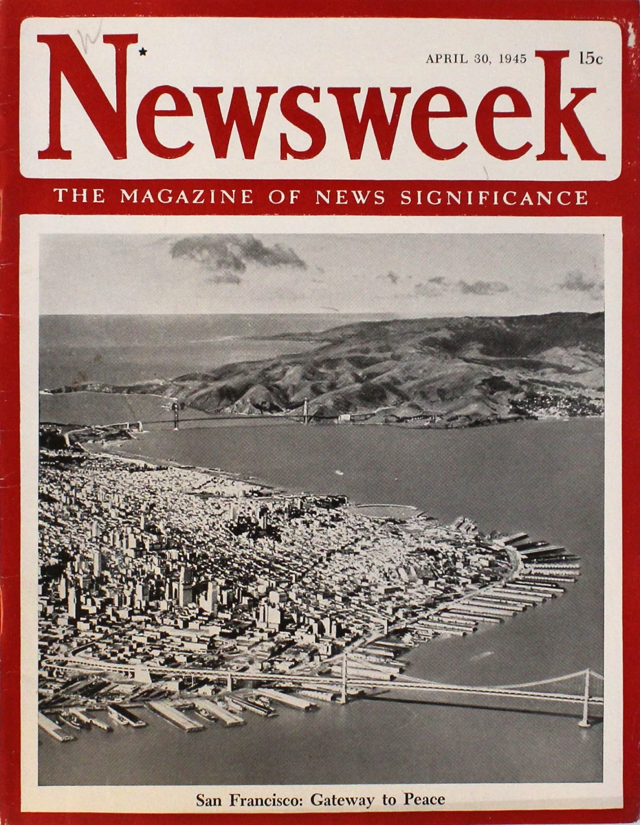 Newsweek April 30 1945 At Wolfgang s