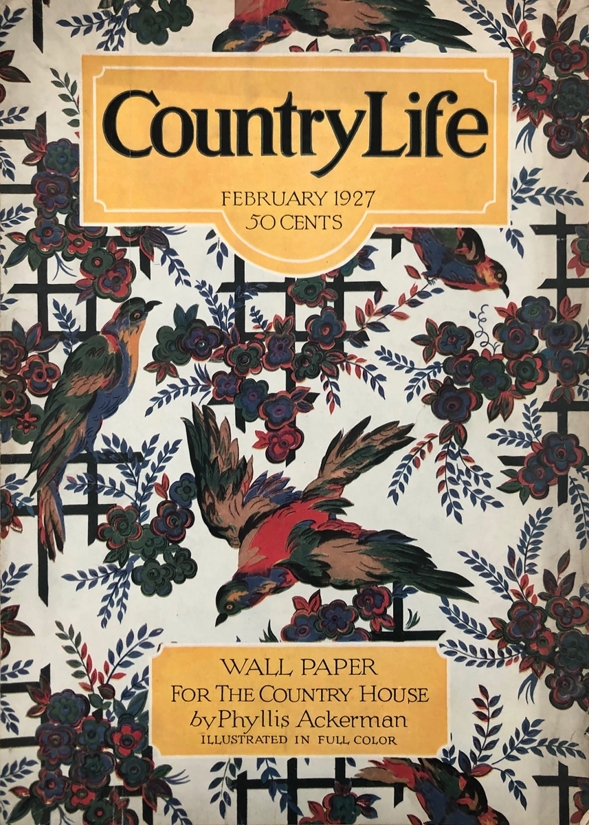 Country Life  January 1927 at Wolfgang's