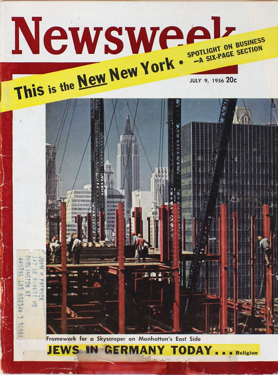 Newsweek | July 9, 1956 at Wolfgang's