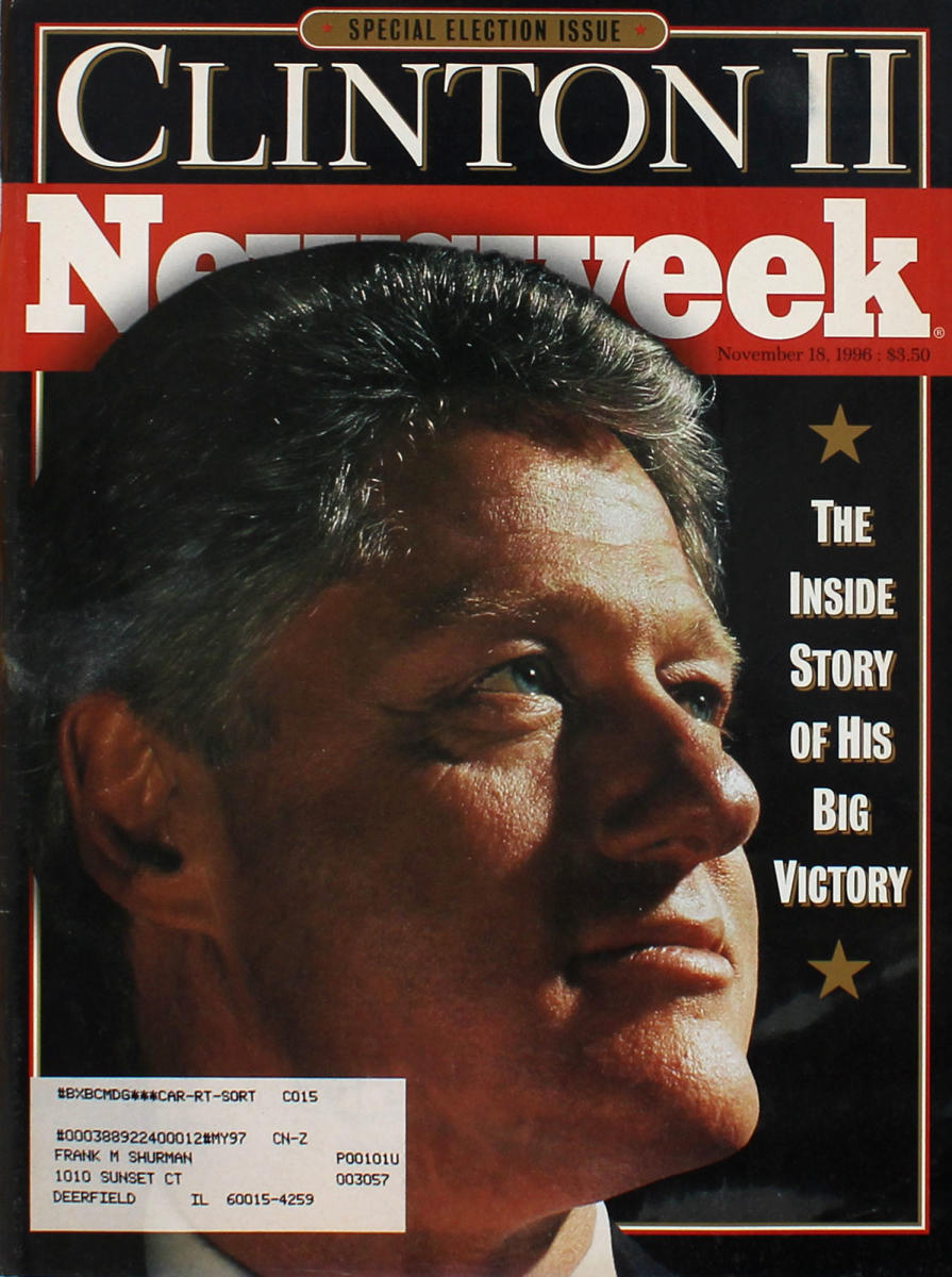 Newsweek | November 18, 1996 at Wolfgang's