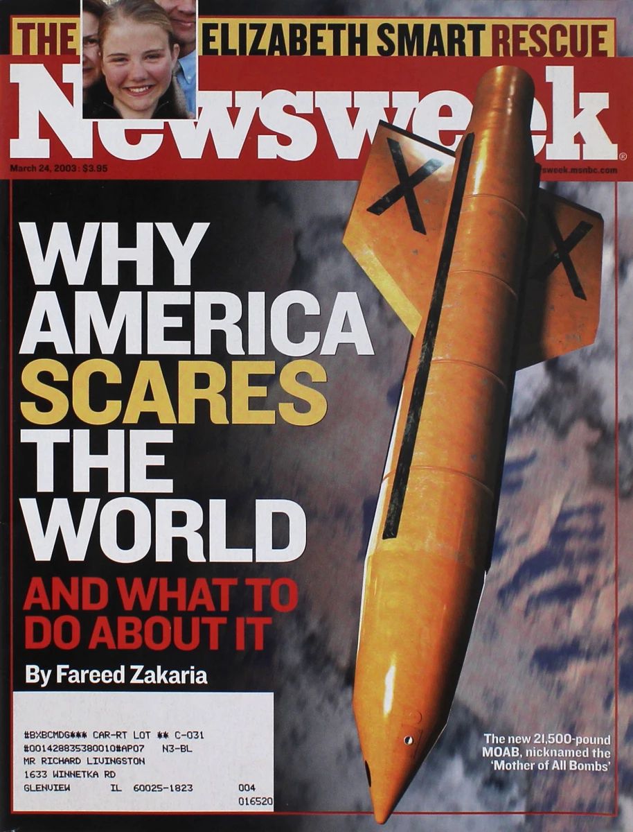 Newsweek March 24, 2003 at Wolfgang's