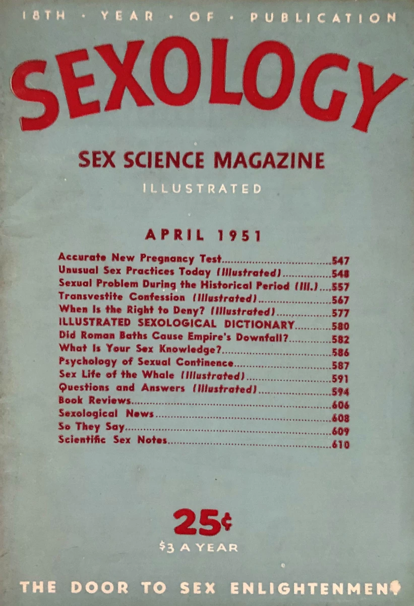 Sexology | April 1951 at Wolfgang's