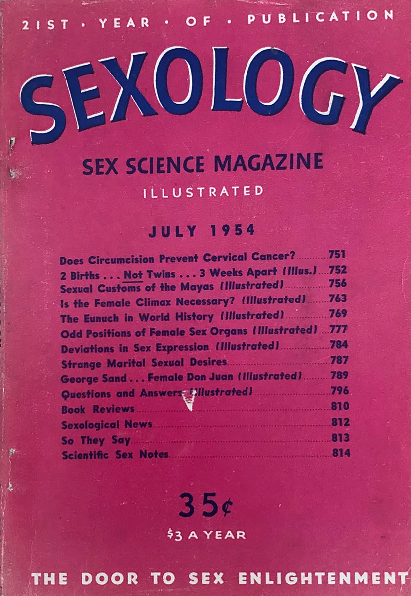 Sexology July 1954 At Wolfgangs 