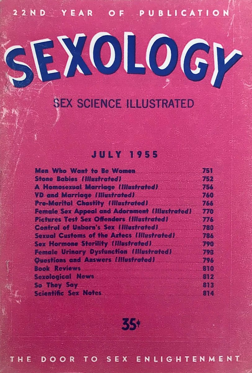 Sexology July 1955 At Wolfgangs 