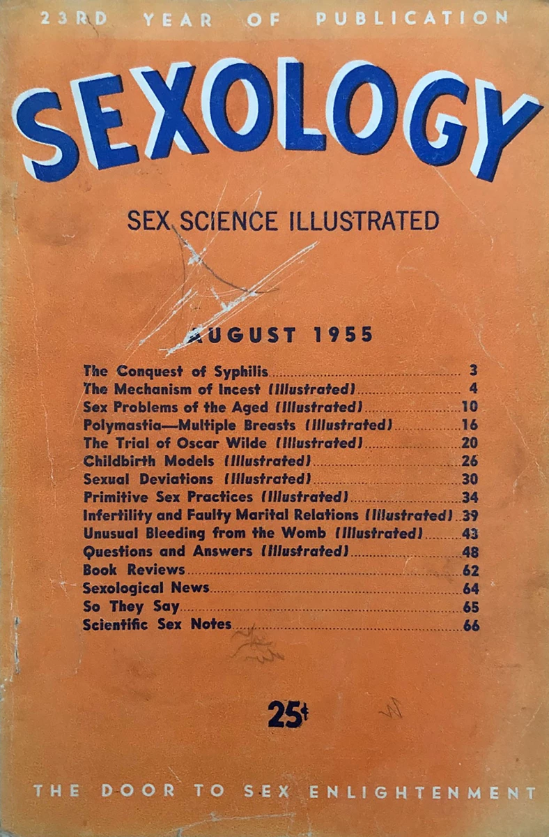 Sexology August 1955 At Wolfgangs 