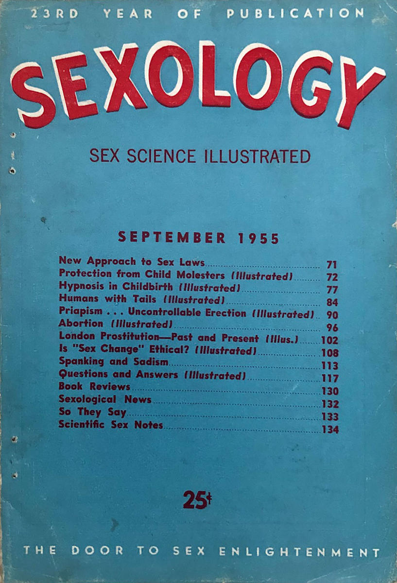 Sexology | September 1955 at Wolfgang's