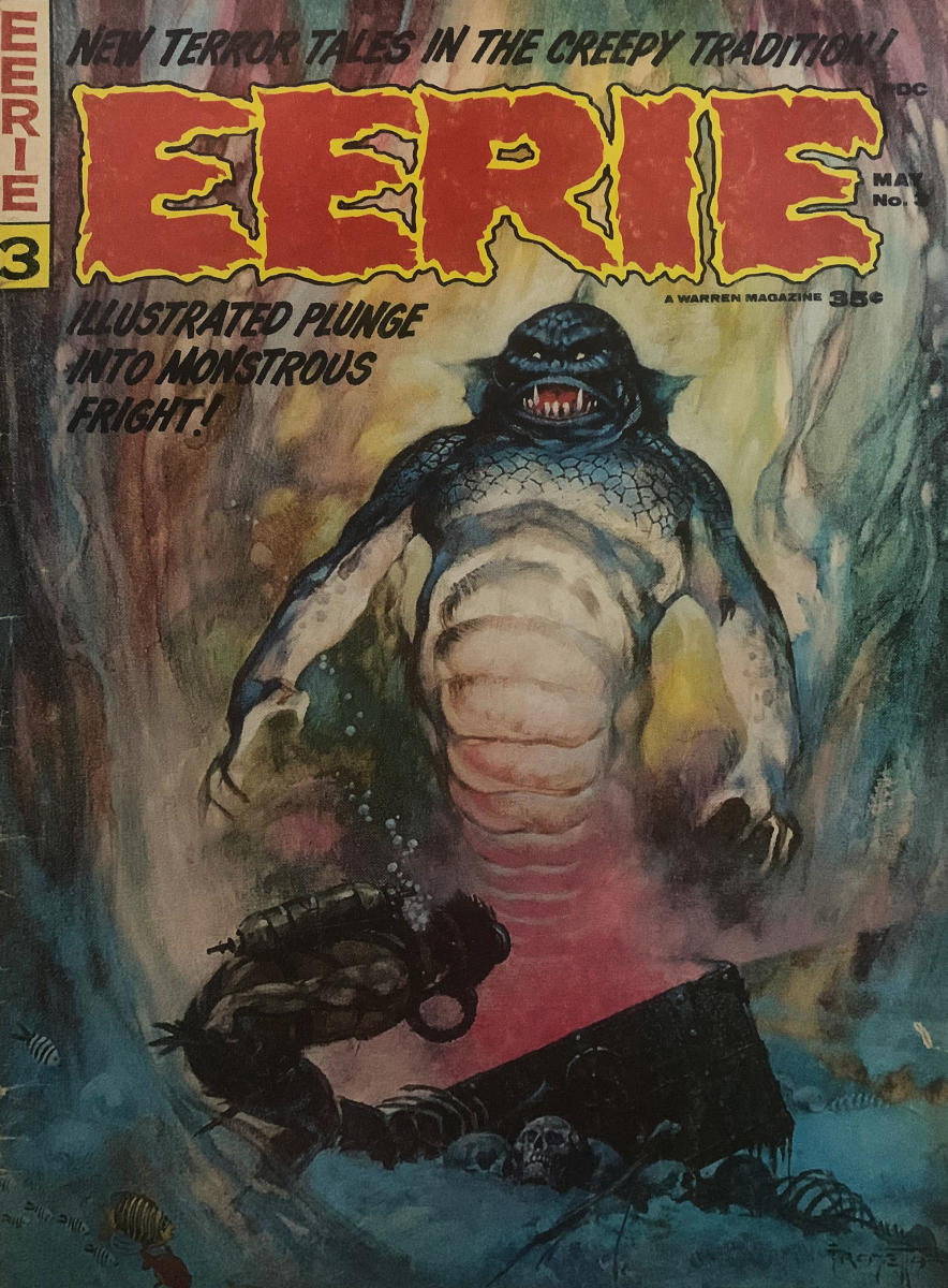 EERIE, LE MAGAZINE DE L'ETRANGE N°3, NOV-DEC 1969. L'HOMME