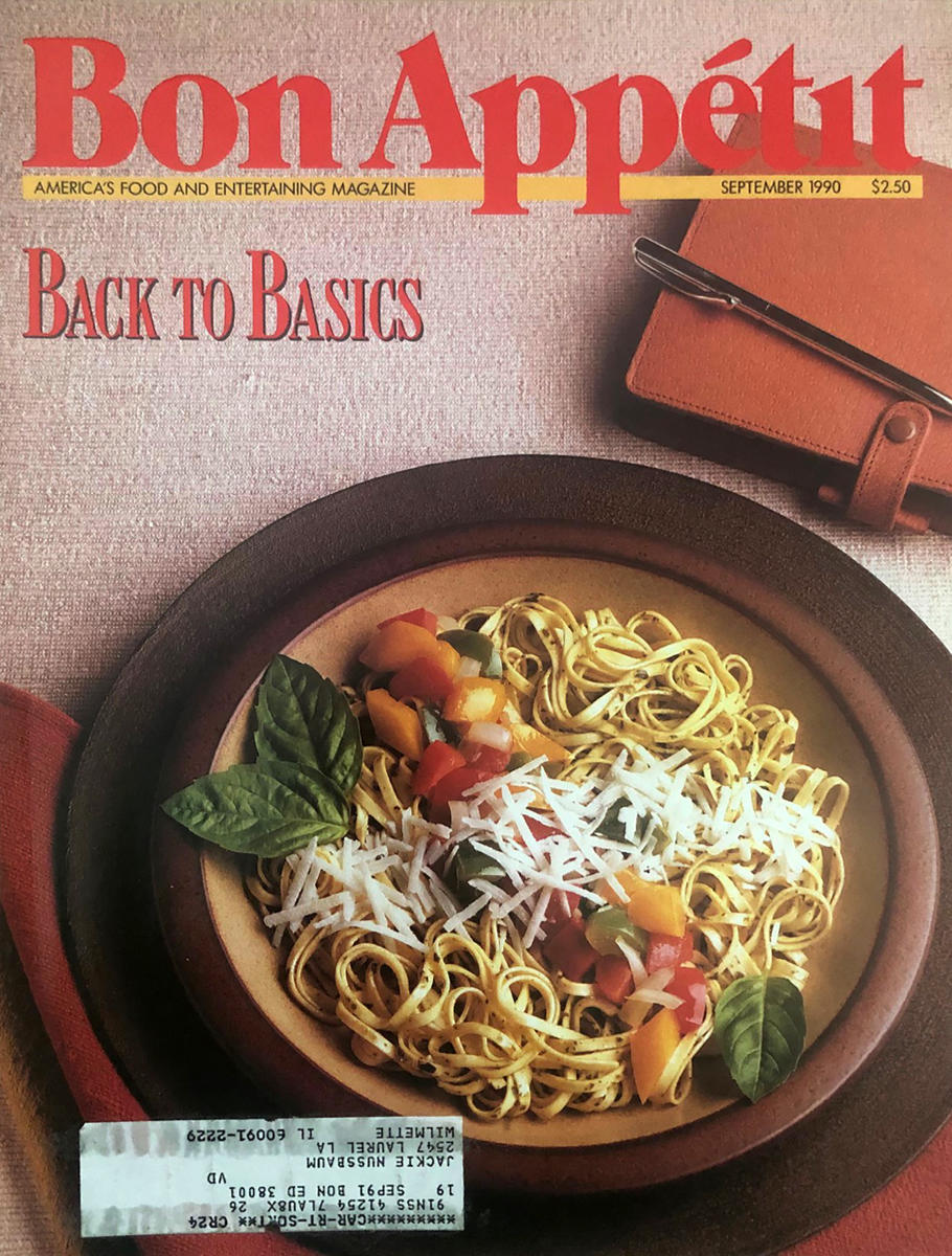 Bon Appetit September 1990 at Wolfgang's