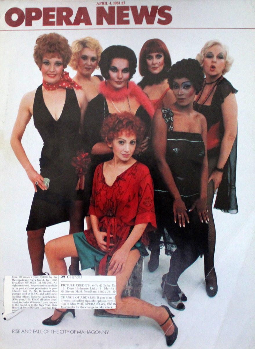 Opera News April 4, 1981 at Wolfgang's