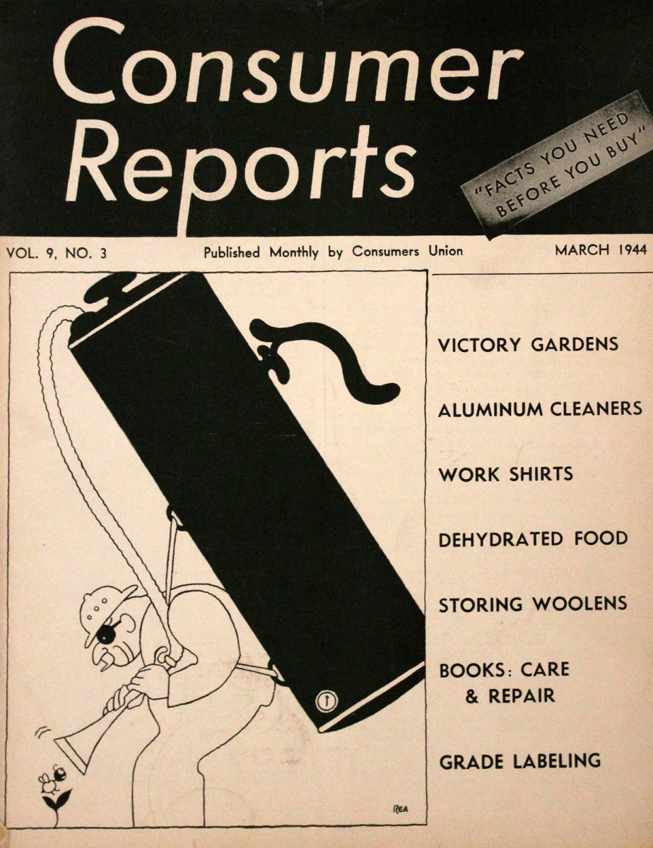 Consumer Reports March 1944 at Wolfgang's