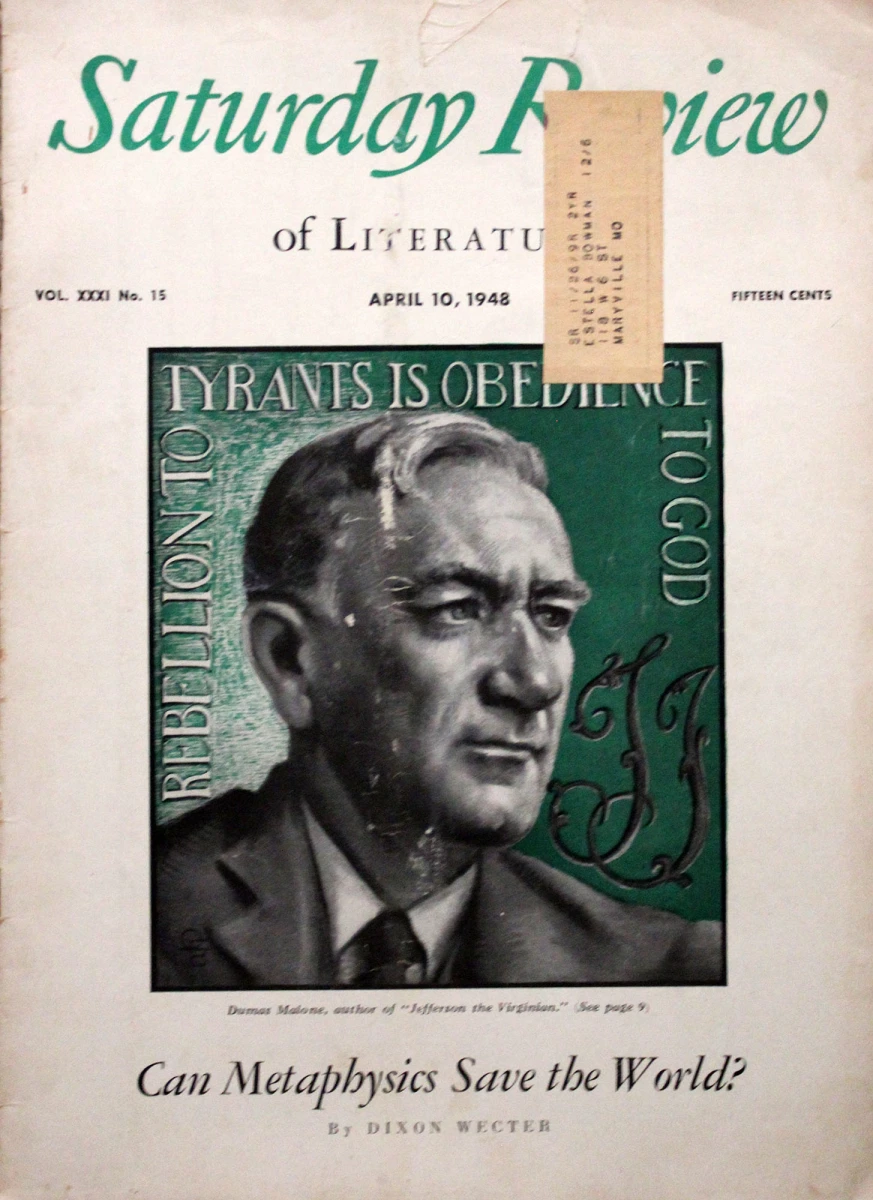 Dumas Malone at Wolfgang's