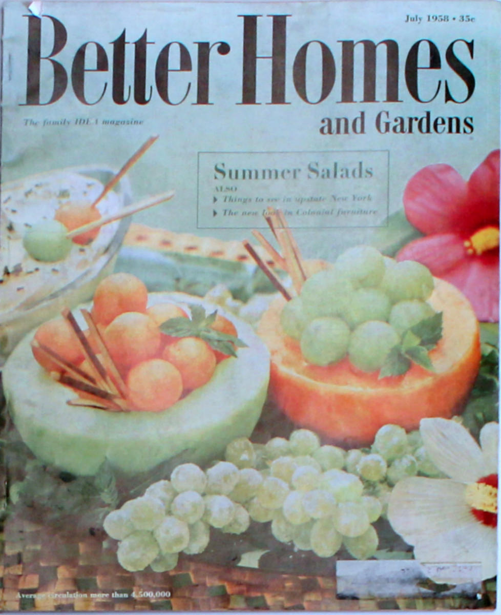 Better Homes And Gardens July 1958 At Wolfgang S   Better Homes And Gardens Vintage Magazine Jul 1 1958 