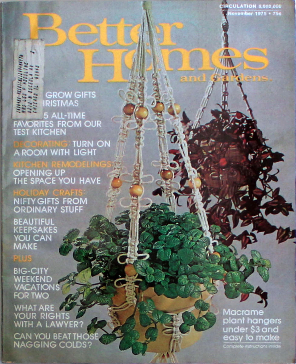 Better Homes And Gardens November 1975 At Wolfgang S   Better Homes And Gardens Vintage Magazine Nov 1 1975 