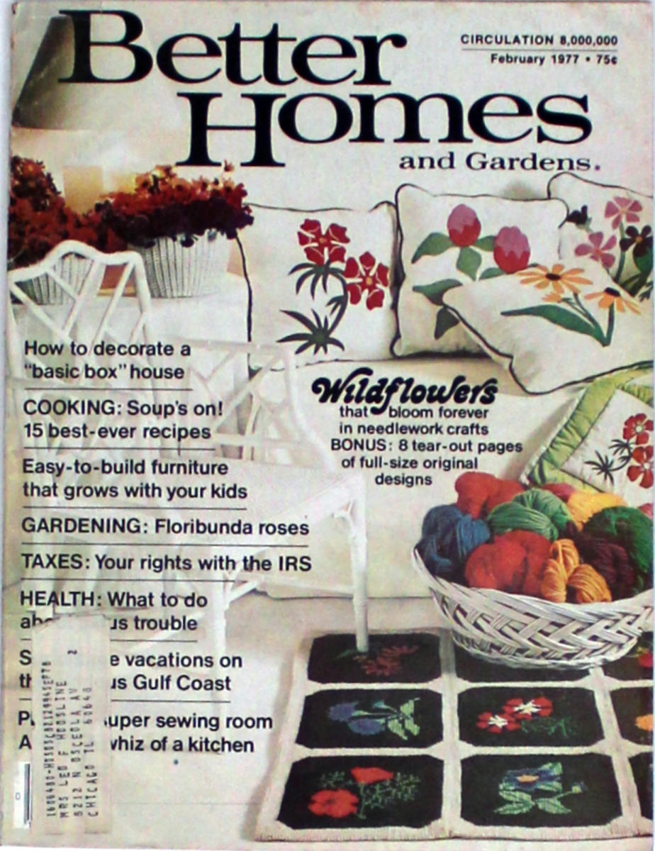 Better Homes And Gardens February 1977 at Wolfgang's