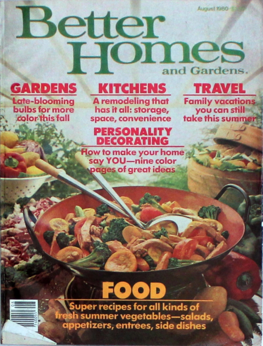 Better Homes And Gardens | August 1980 at Wolfgang's